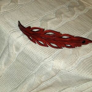 Hand crafted leather bracelet